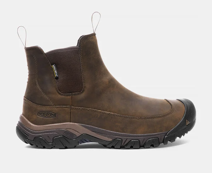 A pair of Keen slip-on workwear boots