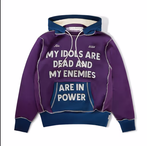 A purple color hoodie from Advisory Board Crystals
