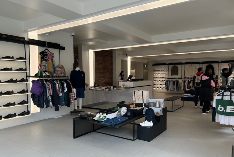 An inside look of Livestock brand store