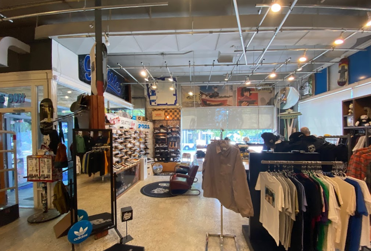 An inside look of 35th North brand store
