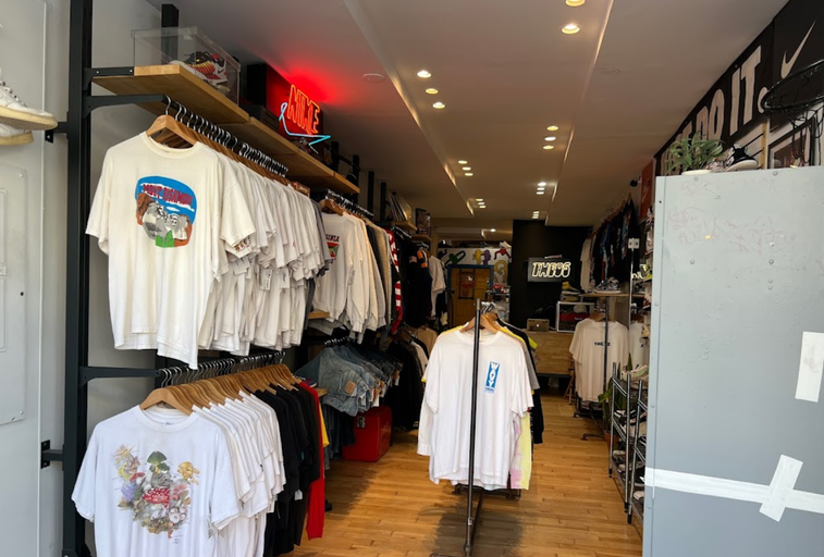 An inside look of Club Theos brand store