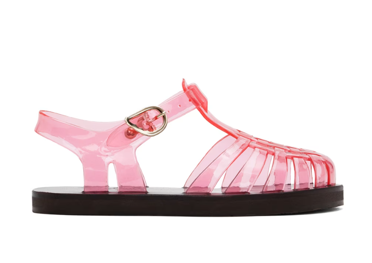 An image of ANCIENT GREEK SANDALS pink homeria jelly sandals